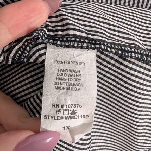 Sun Kim Gingham Long Vest Architectural Layering Size 1X Avant-Garde Lagenlook - Picture 12 of 12